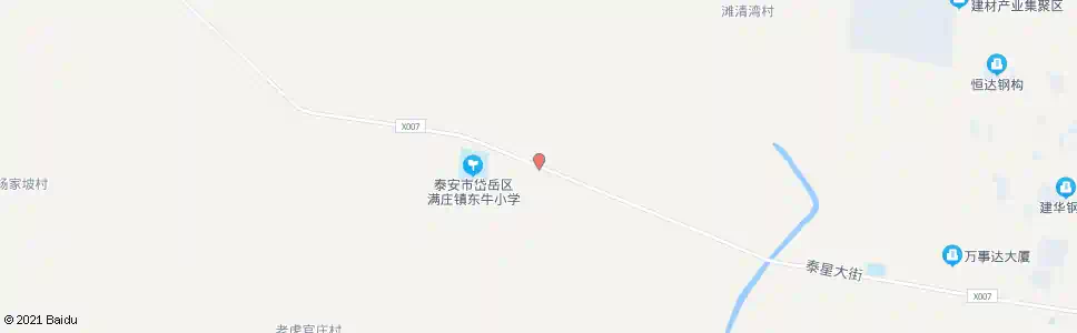 泰安东牛村南_公交站地图_泰安公交_妙搜公交查询2025