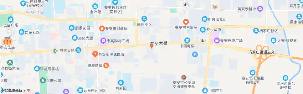 泰安泰山区公安分局_公交站地图_泰安公交_妙搜公交查询2025