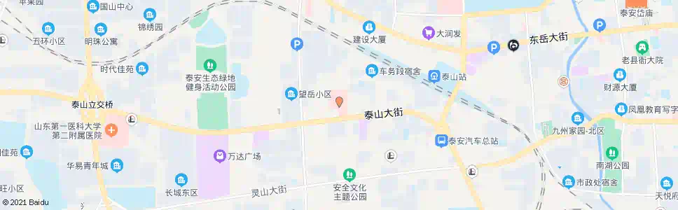 泰安军分区_公交站地图_泰安公交_妙搜公交查询2025