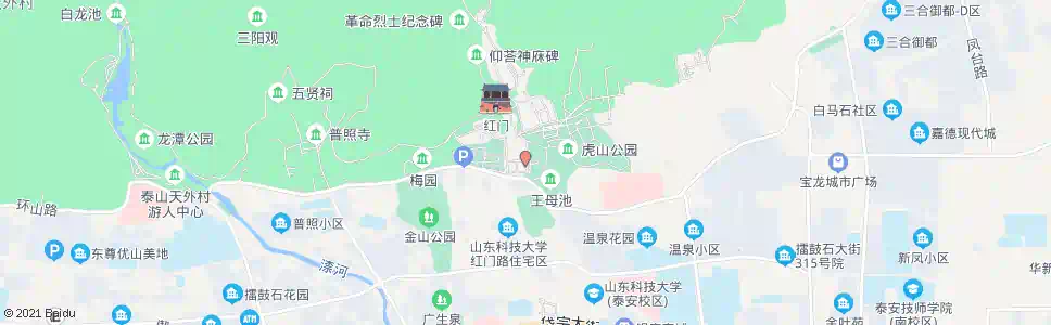 泰安红门_公交站地图_泰安公交_妙搜公交查询2025