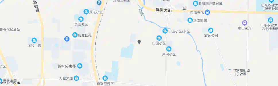 泰安田园大街_公交站地图_泰安公交_妙搜公交查询2025