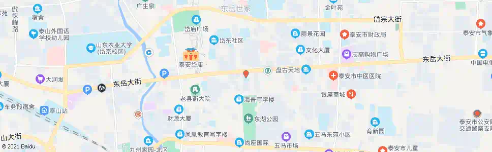 泰安东关小学_公交站地图_泰安公交_妙搜公交查询2025