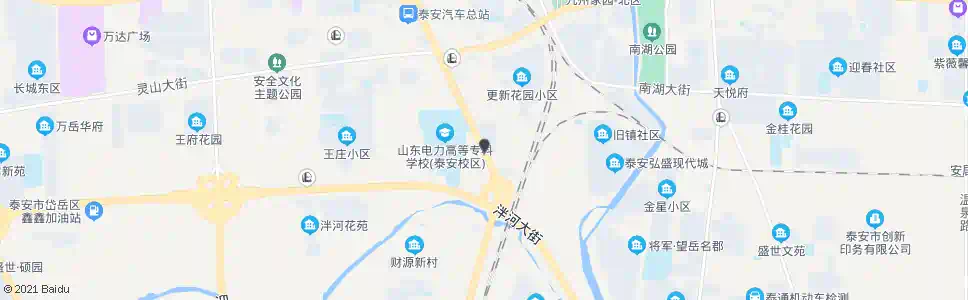 泰安泮河桥_公交站地图_泰安公交_妙搜公交查询2025
