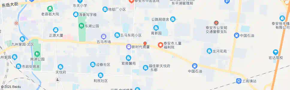 泰安梳洗河_公交站地图_泰安公交_妙搜公交查询2025
