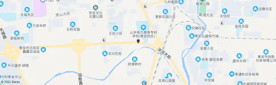泰安英雄山中学老校_公交站地图_泰安公交_妙搜公交查询2025