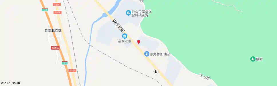 泰安亚特儿山河院子_公交站地图_泰安公交_妙搜公交查询2025