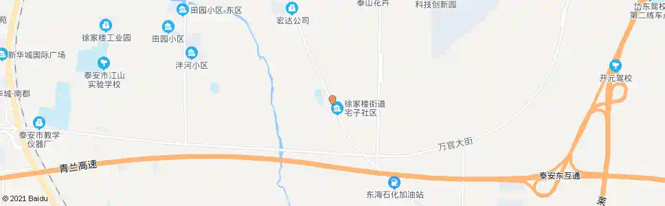 泰安宅子村_公交站地图_泰安公交_妙搜公交查询2025