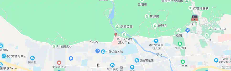泰安天外村售票处_公交站地图_泰安公交_妙搜公交查询2025