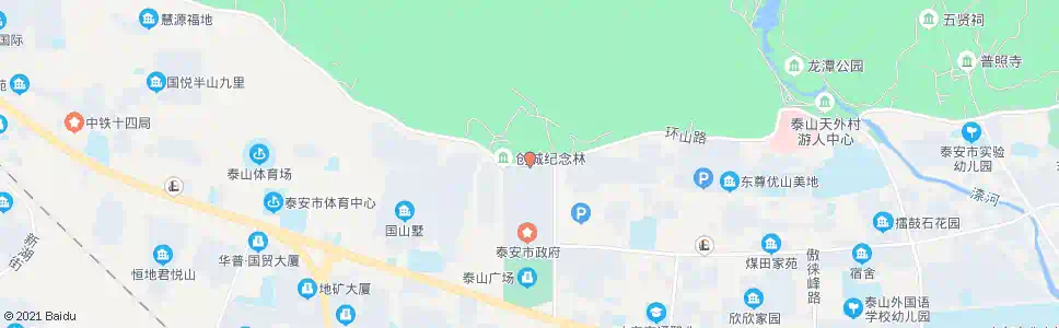 泰安市人大市政协北门_公交站地图_泰安公交_妙搜公交查询2025