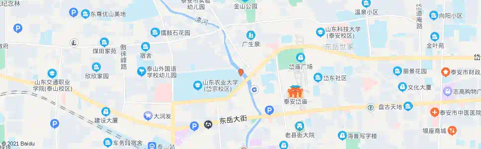 泰安泰山大桥_公交站地图_泰安公交_妙搜公交查询2025