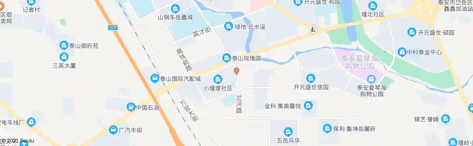 泰安泰东路路口_公交站地图_泰安公交_妙搜公交查询2025