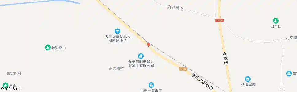 泰安泰建机械厂_公交站地图_泰安公交_妙搜公交查询2025