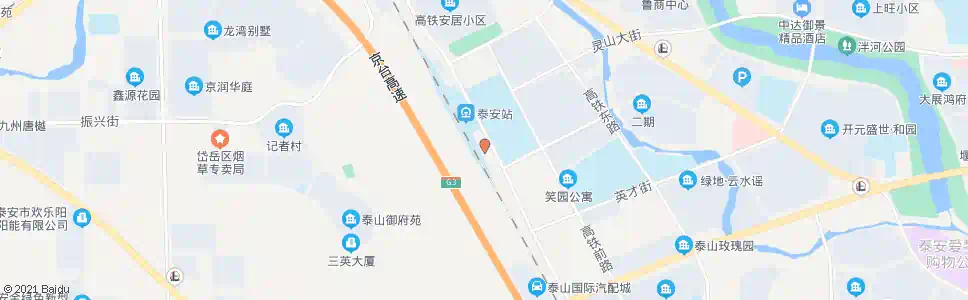 泰安公交高铁停车场_公交站地图_泰安公交_妙搜公交查询2025