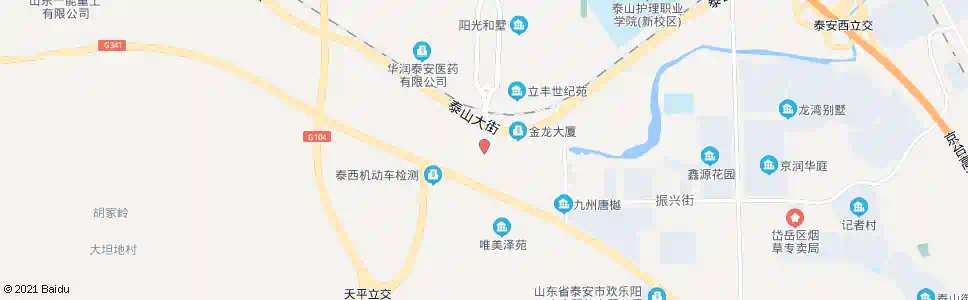 泰安山东宏康_公交站地图_泰安公交_妙搜公交查询2025