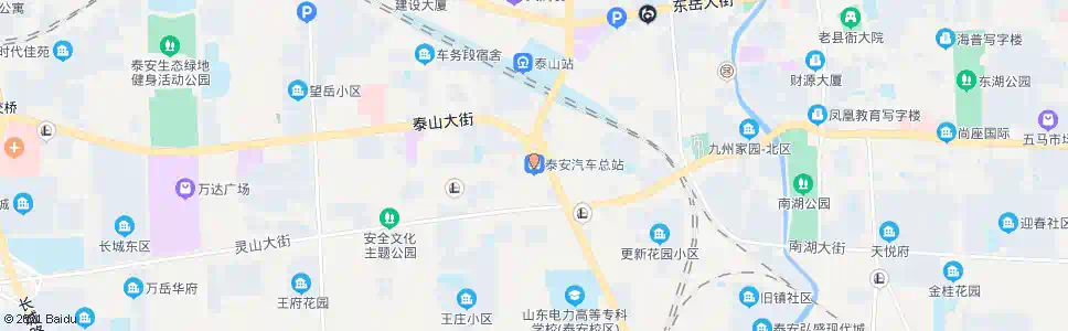 泰安泰安汽车东站_公交站地图_泰安公交_妙搜公交查询2025