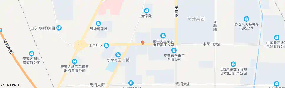 泰安明天工业园_公交站地图_泰安公交_妙搜公交查询2025