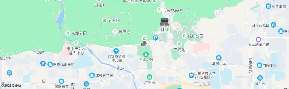 泰安泉盛大酒店_公交站地图_泰安公交_妙搜公交查询2025