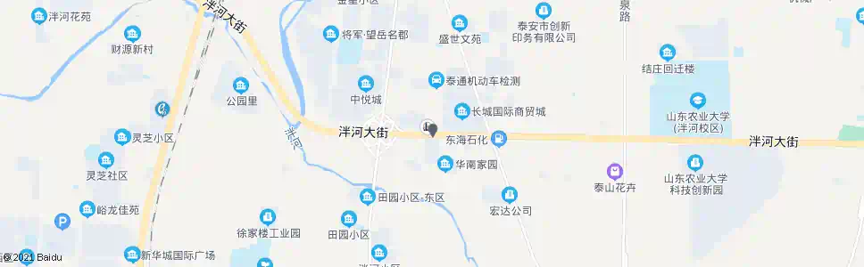 泰安灌庄立交桥_公交站地图_泰安公交_妙搜公交查询2025