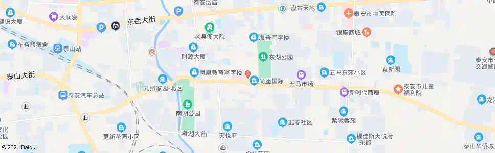 泰安市口腔病医院_公交站地图_泰安公交_妙搜公交查询2025
