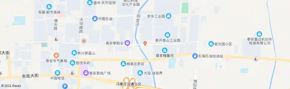 泰安桑家疃西站_公交站地图_泰安公交_妙搜公交查询2025
