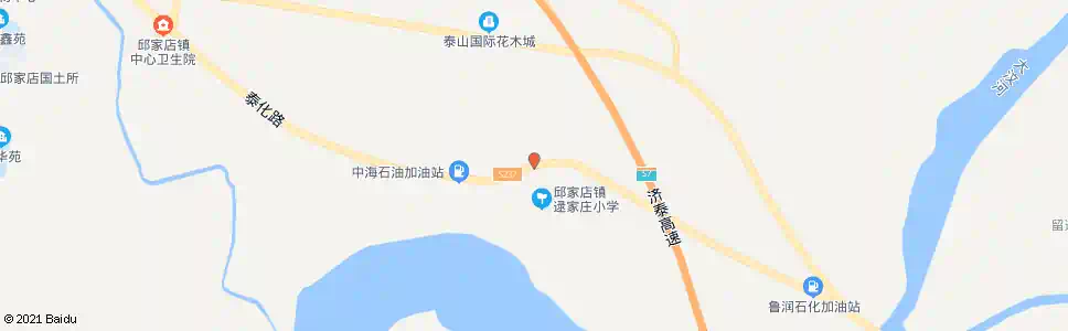 泰安逯家庄_公交站地图_泰安公交_妙搜公交查询2025
