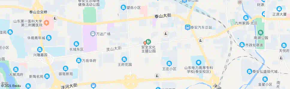 泰安肿瘤医院_公交站地图_泰安公交_妙搜公交查询2025
