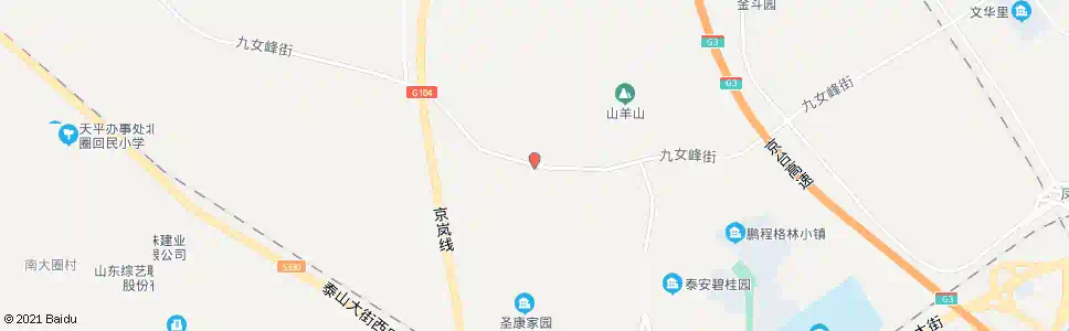 泰安板大山村_公交站地图_泰安公交_妙搜公交查询2025