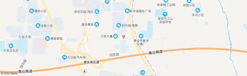 泰安惠普家园东区_公交站地图_泰安公交_妙搜公交查询2025