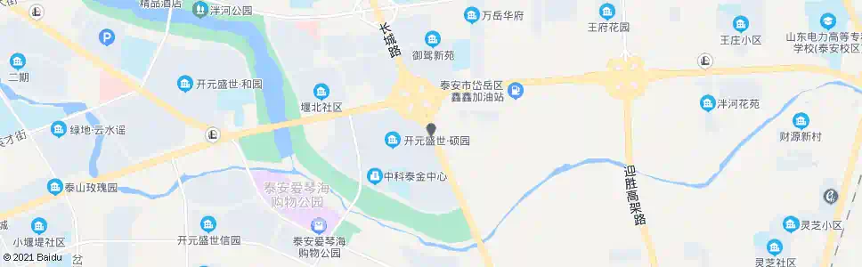 泰安堰北立交桥_公交站地图_泰安公交_妙搜公交查询2025