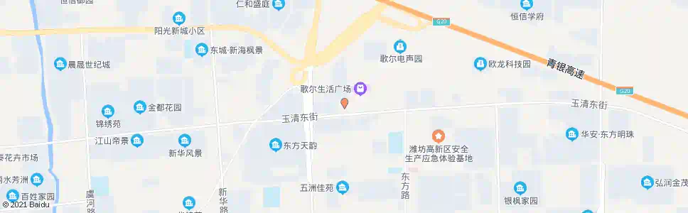 潍坊尊一医院_公交站地图_潍坊公交_妙搜公交查询2025