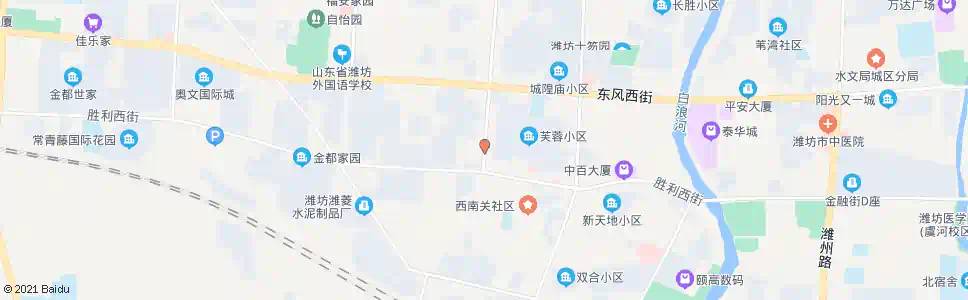 潍坊月河路胜利街路口_公交站地图_潍坊公交_妙搜公交查询2025