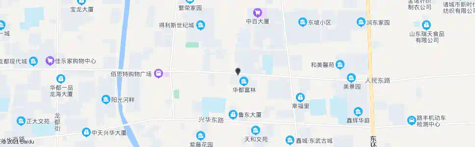 潍坊大华社区_公交站地图_潍坊公交_妙搜公交查询2025