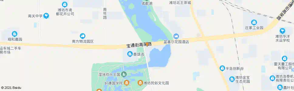 潍坊宝通街机场路口_公交站地图_潍坊公交_妙搜公交查询2025