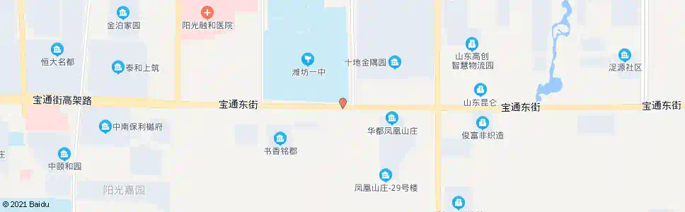 潍坊郑通路口_公交站地图_潍坊公交_妙搜公交查询2025