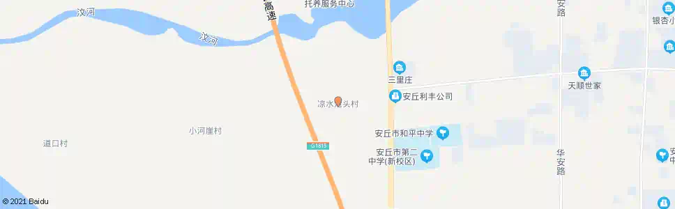 潍坊凉水湾头_公交站地图_潍坊公交_妙搜公交查询2025