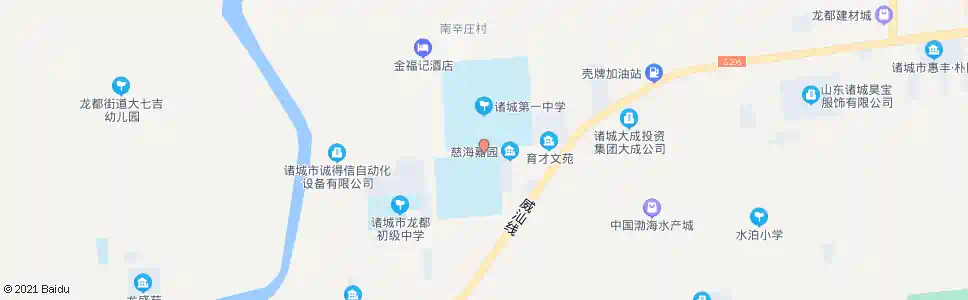 潍坊诸城一中_公交站地图_潍坊公交_妙搜公交查询2025