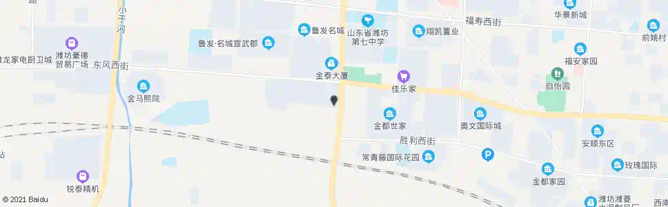 潍坊三友翡翠城_公交站地图_潍坊公交_妙搜公交查询2025