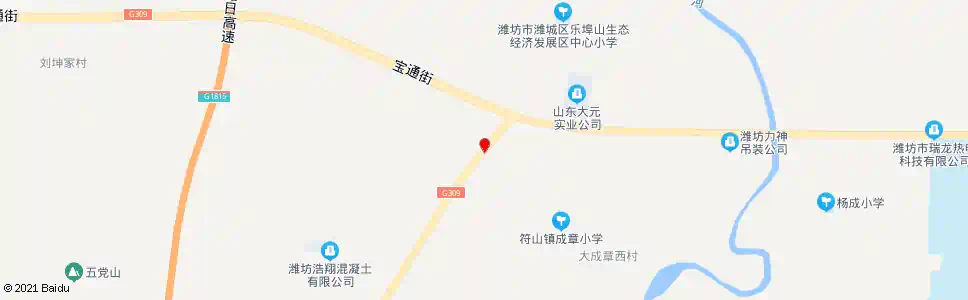 潍坊三工地_公交站地图_潍坊公交_妙搜公交查询2025