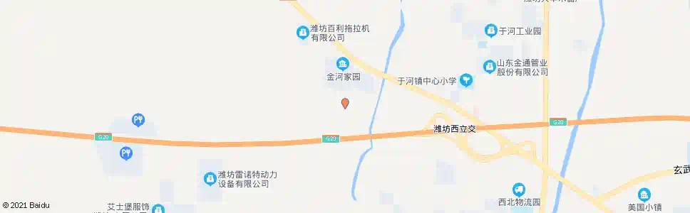 潍坊杏杭村_公交站地图_潍坊公交_妙搜公交查询2025