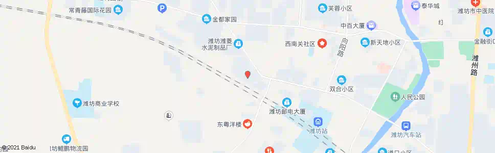 潍坊汇轩名城_公交站地图_潍坊公交_妙搜公交查询2025