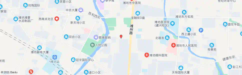 潍坊四平路民生街路口_公交站地图_潍坊公交_妙搜公交查询2025