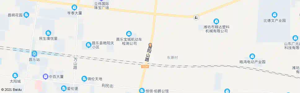 潍坊商家庄_公交站地图_潍坊公交_妙搜公交查询2025