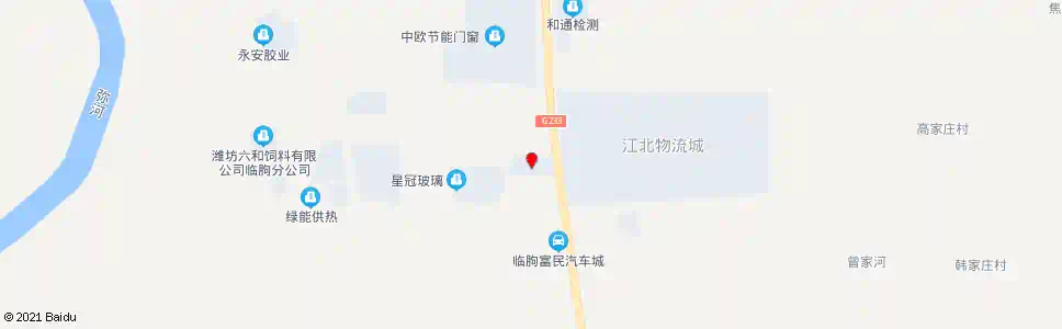 潍坊润杰汽车贸易公司_公交站地图_潍坊公交_妙搜公交查询2025