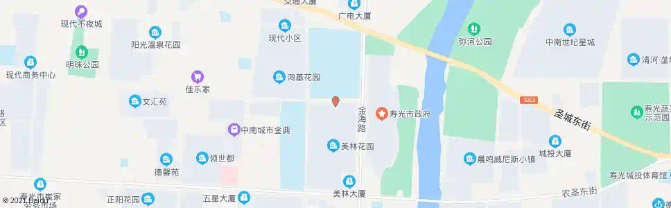 潍坊美林花园北门_公交站地图_潍坊公交_妙搜公交查询2025