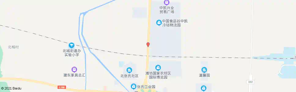 潍坊北海路新溥街路口_公交站地图_潍坊公交_妙搜公交查询2025