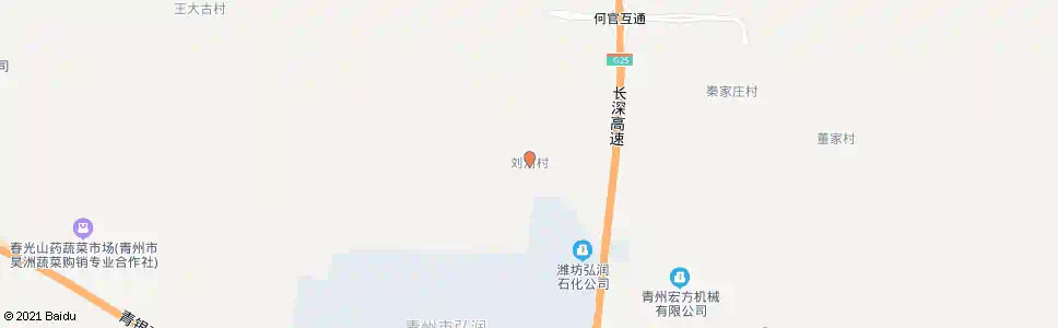 潍坊刘河村_公交站地图_潍坊公交_妙搜公交查询2025