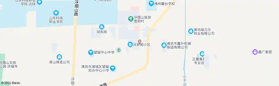 潍坊兴旺花园_公交站地图_潍坊公交_妙搜公交查询2025