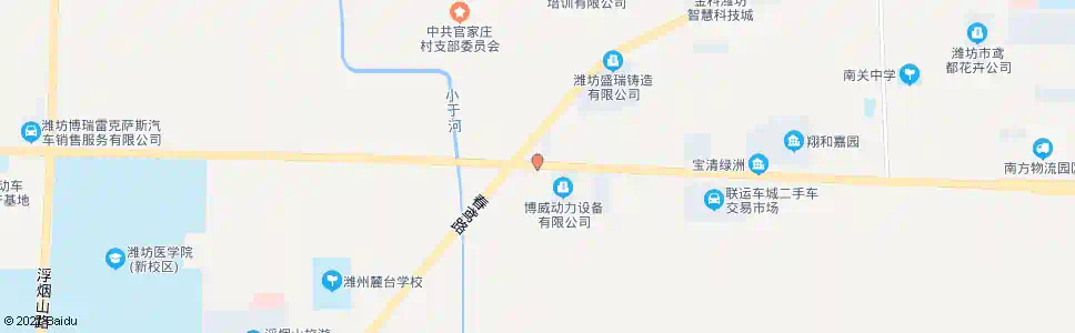 潍坊宝通街潍蒋路口_公交站地图_潍坊公交_妙搜公交查询2025