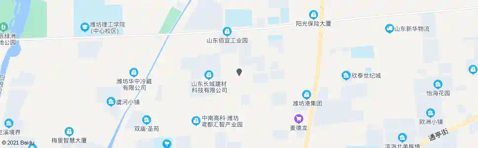 潍坊友谊路顺通街路口_公交站地图_潍坊公交_妙搜公交查询2025