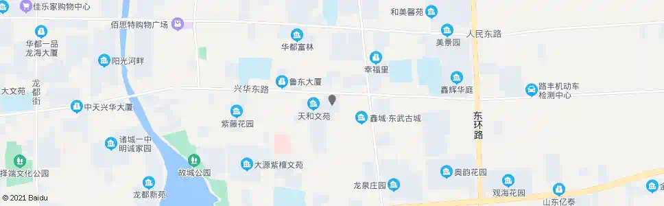 潍坊华兴小区_公交站地图_潍坊公交_妙搜公交查询2025